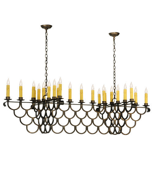 2nd Avenue - 50286-141 - 23 Light Chandelier - Picadilly - Antique Copper/Black Stipple