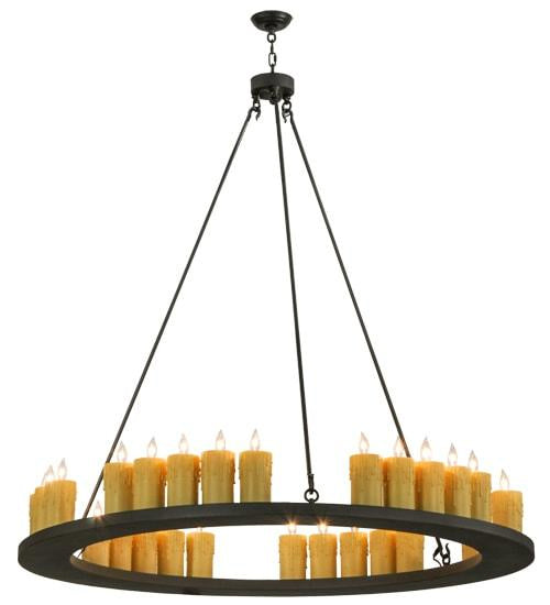 2nd Avenue - 50558-1 - 30 Light Chandelier - Deina - Wrought Iron