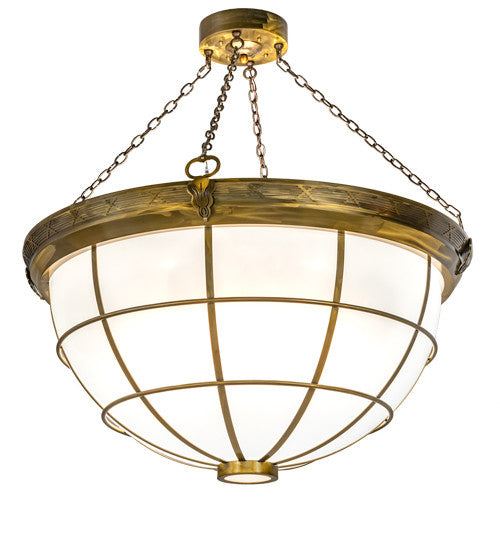 2nd Avenue - 58543-5 - Eight Light Pendant - Kahe - Brass Powder Coat