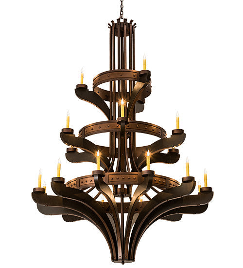 2nd Avenue - 58553-2 - 21 Light Chandelier - Castilla - Mahogany Bronze