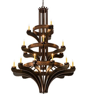 2nd Avenue - 58553-2 - 21 Light Chandelier - Castilla - Mahogany Bronze