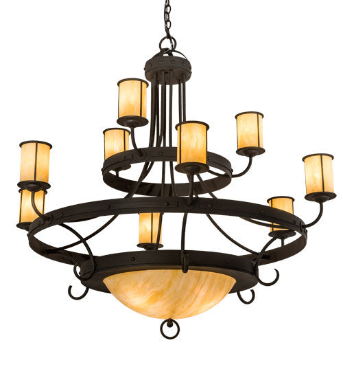 2nd Avenue - 59578-11 - 12 Light Chandelier - Nehring - Wrought Iron