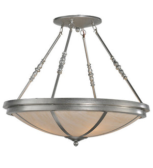 2nd Avenue - 60461-2 - Four Light Semi Flush Mount - Commerce - Nickel