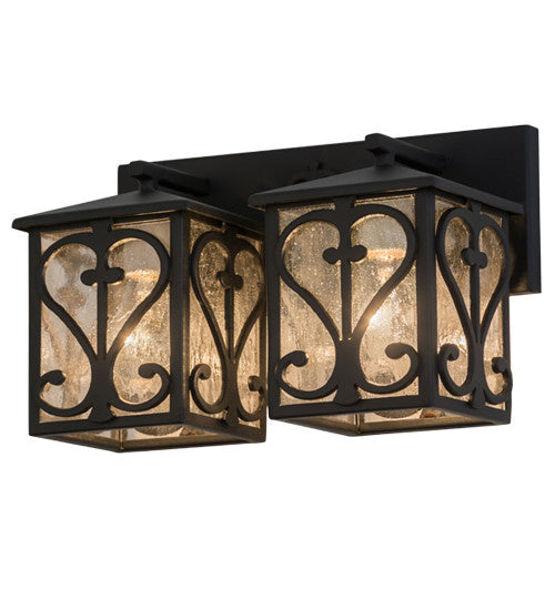 2nd Avenue - 61009-3 - Two Light Vanity - Caprice - Wrought Iron