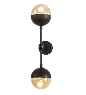 2nd Avenue - 62799-117 - Two Light Wall Sconce - Bola - Solar Black