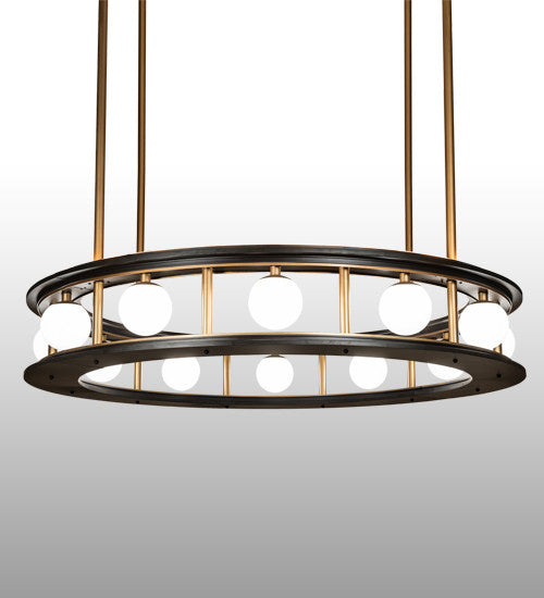 2nd Avenue - 64892-113A.F - LED Pendant - Reginald - Gold Matte And Weathered Brass