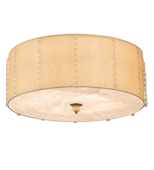 2nd Avenue - 64892-24A - LED Flush Mount - Cilindro - Brass/White/Gold