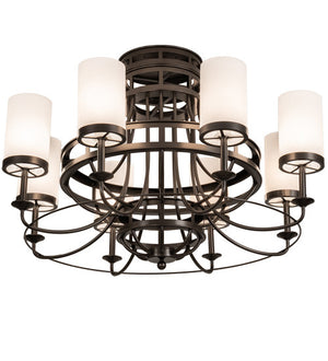 2nd Avenue - 64892-88A - Eight Light Chandelier - Saxony - Ext Oil Rubbed Bronze