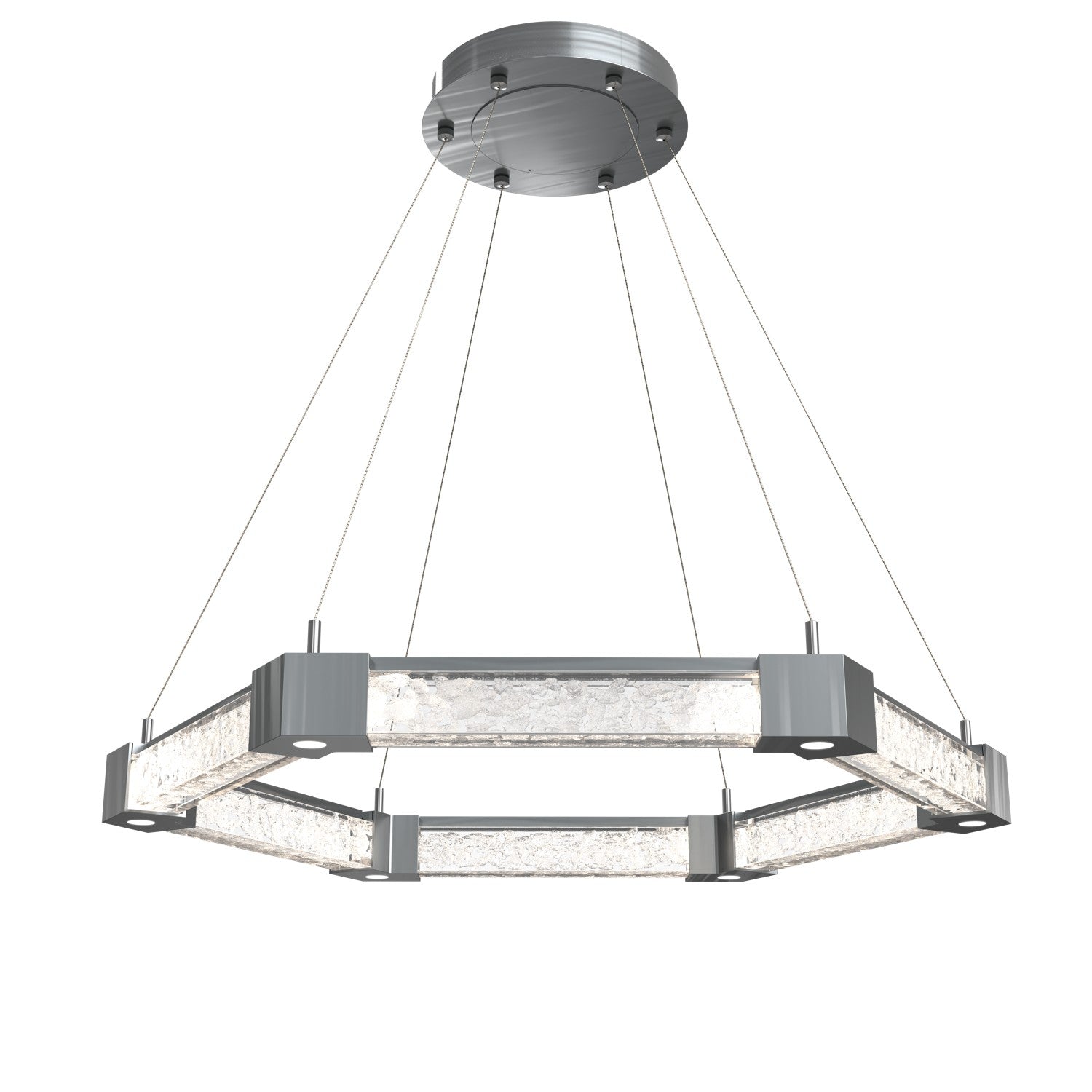 Hammerton Studio - CHB0060-35-SN-GC-CA1-L1 - LED Chandelier - Axis - Satin Nickel