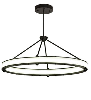 2nd Avenue - 66745-1 - LED Pendant - Anillo - Brushed Blackened Steel