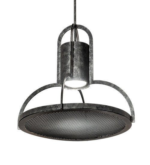 2nd Avenue - 67285-5 - LED Pendant - Butler Weave-Tex - Solar Black Mesh And Smoke