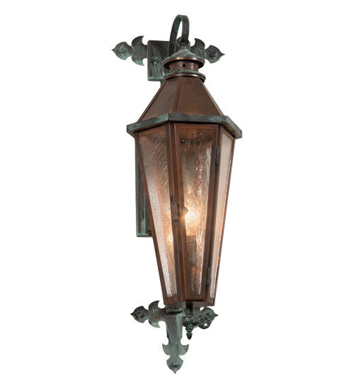 2nd Avenue - 67302-1502 - One Light Wall Sconce - Millesime - Vintage Copper And Craftsman Verdi