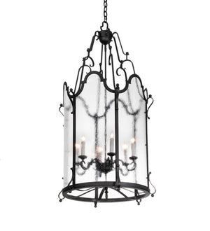 2nd Avenue - 67302-1507 - Six Light Foyer Lantern - Dubrek - Gunmetal