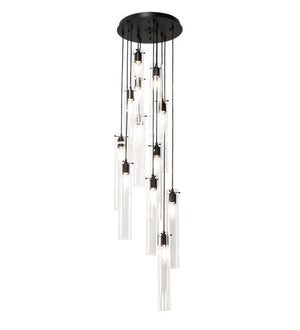 2nd Avenue - 68340-1501 - 12 Light Pendant - Cilindro - Solar Black