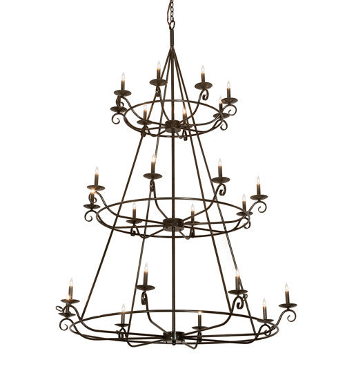 2nd Avenue - 736-1513 - 24 Light Chandelier - Estrella - Timeless Bronze