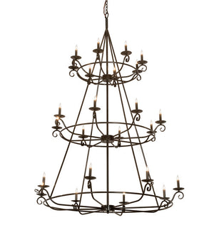 2nd Avenue - 736-1513 - 24 Light Chandelier - Estrella - Timeless Bronze