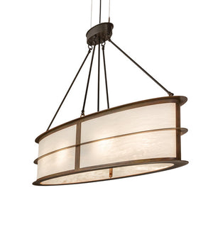 2nd Avenue - 736-1514 - Six Light Pendant - Zarkov - Brown/Faux Maple Wood