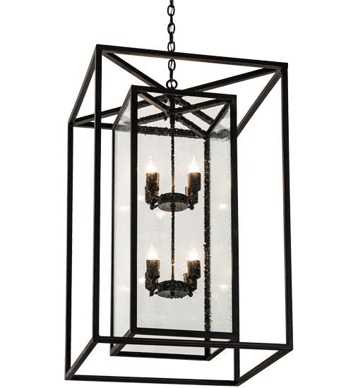 2nd Avenue - 736-1515 - Eight Light Pendant - Kitzi Box - Textured Black