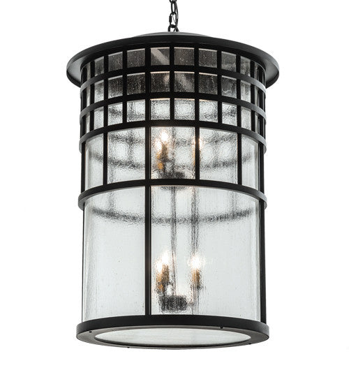 2nd Avenue - 736-1558 - Six Light Pendant - Hudson House - Solar Black