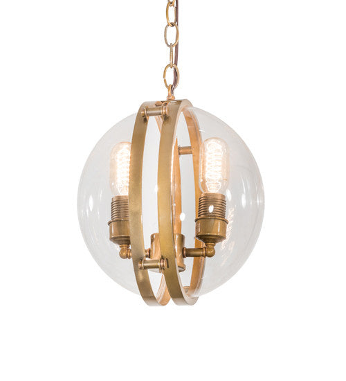 2nd Avenue - 736-39 - LED Pendant - Bola - Brass