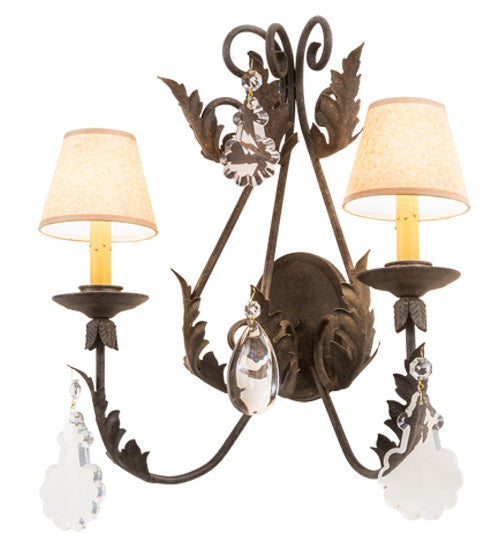 2nd Avenue - 75400.2.073T.X - Two Light Wall Sconce - French Elegance - Antiquity