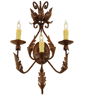 2nd Avenue - 75400.3.28H - Three Light Wall Sconce - French Elegance - Oxide Bronze