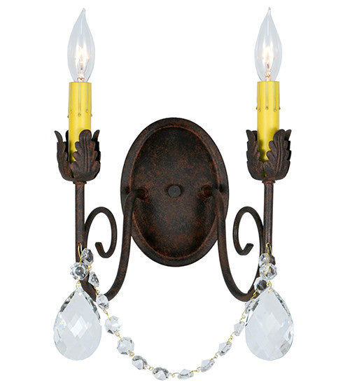 2nd Avenue - 75806.2.X.NF - Two Light Wall Sconce - Antonia - Cajun Spice