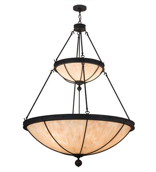 2nd Avenue - 7745-20 - Eight Light Pendant - Freya - Costello Black