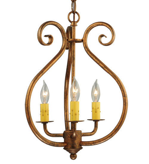 2nd Avenue - 8018.12.ES.CHAIN - Three Light Pendant - Easton - Hanna Copper