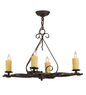 2nd Avenue - 8020.28.ES.CS - Four Light Chandelier - Elianna - Cajun Spice