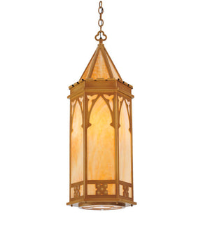 2nd Avenue - 831-9 - Four Light Pendant - Church - Sahara Gold