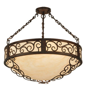 2nd Avenue - 871175.24.24H - Four Light Pendant - Lilliana - Rustic Iron