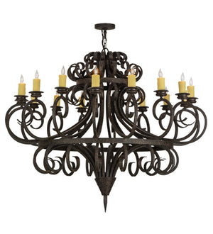 2nd Avenue - 871185.60.HC.CB - 16 Light Chandelier - Symen - Coffee Bean