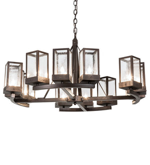 2nd Avenue - 871195.36.ROUND - 12 Light Chandelier - Parker Henry - Mahogany Bronze