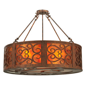 2nd Avenue - 871493.30.24H.DM - Four Light Pendant - Dean - Antique Rust