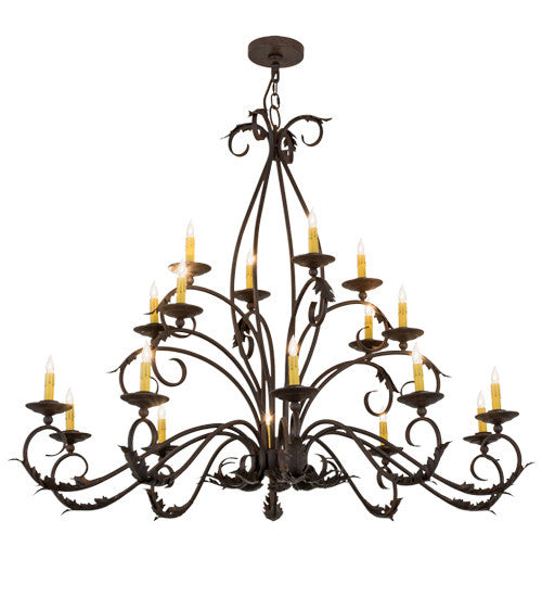 2nd Avenue - 87636.54.3TR.070T - 18 Light Chandelier - Windsor - Cajun Spice