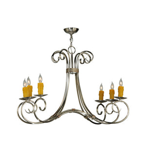 2nd Avenue - 87674.36.BN - Six Light Chandelier - Elon - Brushed Nickel