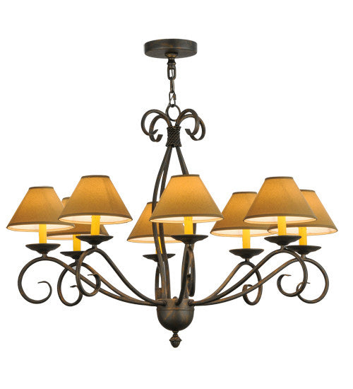 2nd Avenue - 87698.36.074U - Eight Light Chandelier - Sienna - French Bronze