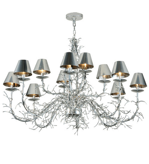 2nd Avenue - 87730.48.32.MS - 12 Light Chandelier - Twigs - Extreme Chrome