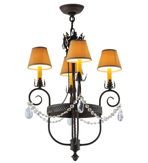 2nd Avenue - 87806.18.X.NFNL - Four Light Chandelier - Antonia - Cajun Spice Textured