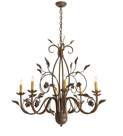 2nd Avenue - 87870.36.080U - Eight Light Chandelier - Bordeaux - Antique Rust