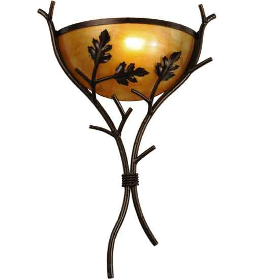 2nd Avenue - S18327-25 - One Light Wall Sconce - Oak Branch - Copper Vein