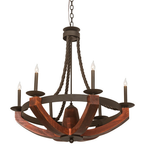 2nd Avenue - S20549-4 - Six Light Chandelier - Doyle - Oil Rubbed Bronze