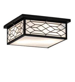 2nd Avenue - S20560-1500 - Two Light Flushmount - Seneca - Craftsman Brown