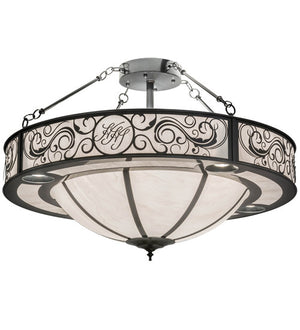 2nd Avenue - S21258-1 - 13 Light Pendant - Toulouse - Charcoal Grey