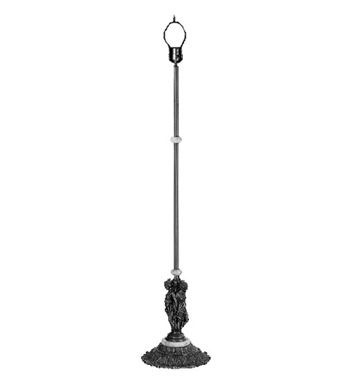 Meyda Tiffany - 10078 - One Light Floor Base - 3 Graces - Mahogany Bronze