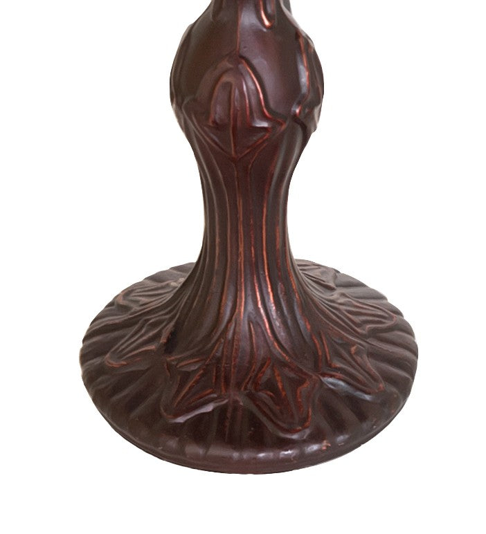 Meyda Tiffany - 10088 - One Light Table Base - Fleur - Mahogany Bronze