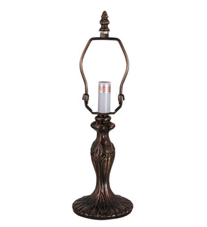 Meyda Tiffany - 10623 - One Light Table Base - Fleur - Mahogany Bronze