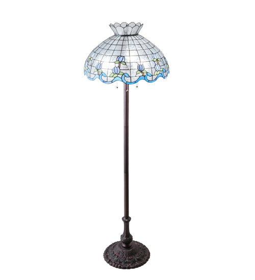 Meyda Tiffany - 110423 - Three Light Floor Lamp - Roseborder