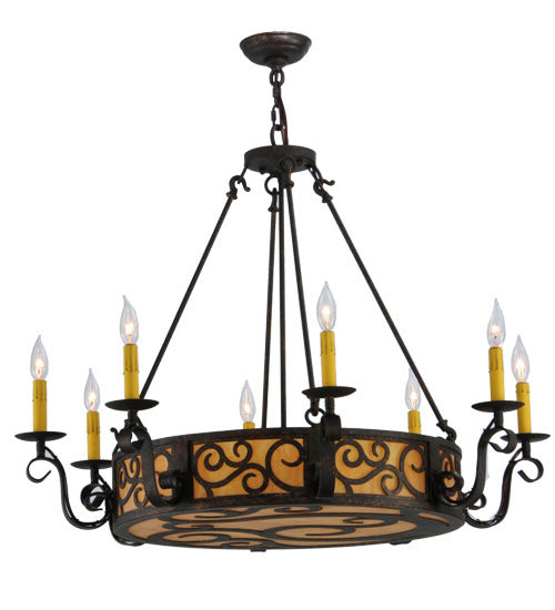 Meyda Tiffany - 115165 - 11 Light Chandelier - Delano - Cajun Spice